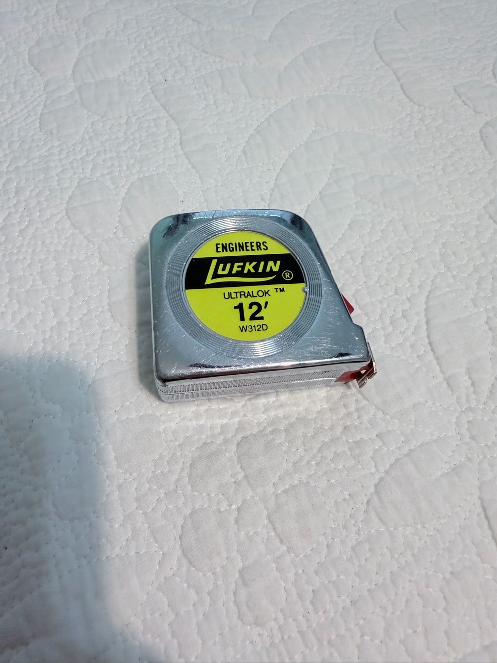 Lufkin W312D Engineers Surveyors Tape Measure 12 Foot Dual Scale GC Ultralok 12’
